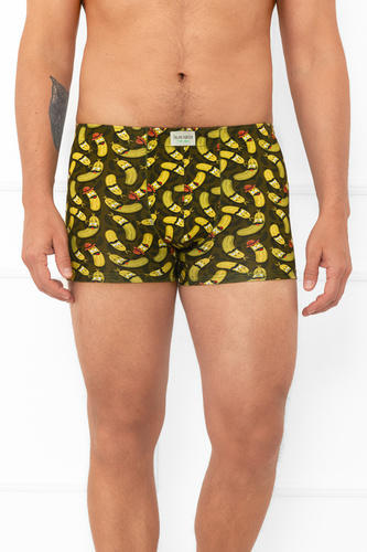 Walter - мъжки боксерки с мотив на краставица | Италианска мода