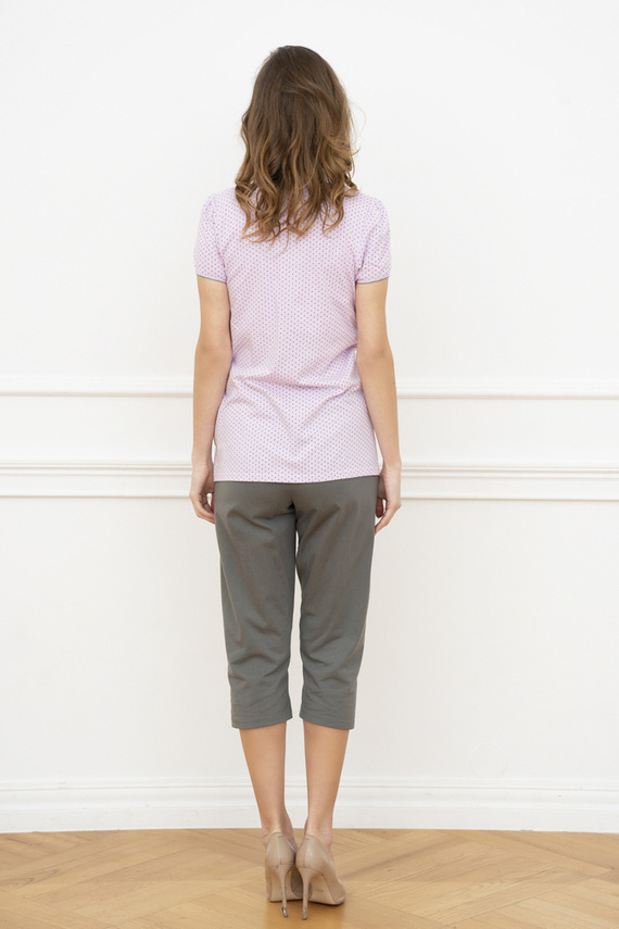 Felicita дамска пижама с къс ръкав - розова