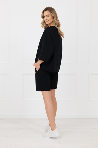 Блуза Kaori Italian Fashion 3/4 ръкав памук