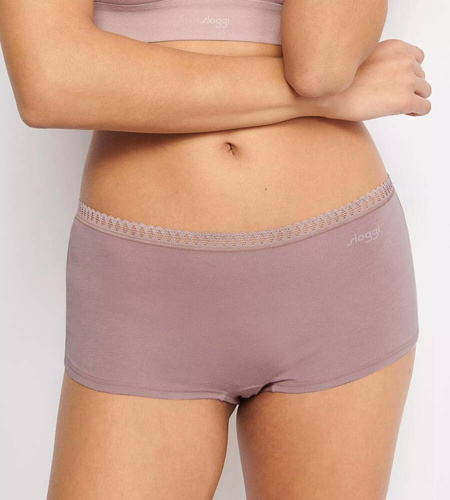 GO Crush Short C3P Дамски шорти 3 бр. Sloggi - бежови