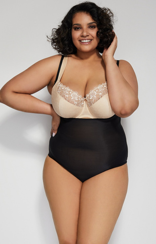 Оформящо боди Softly Mitex – коригиращо, презрамки, черно