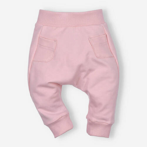 ABN-4517/PUR Спортни панталони с джоб от органичен памук Nini, прахообразно розово