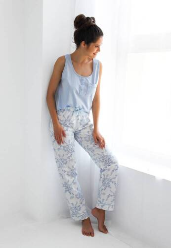 Дамска пижама Arely Sensis - синя