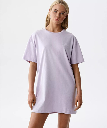 NLD-001 дамска нощница 100% памук, свободна кройка