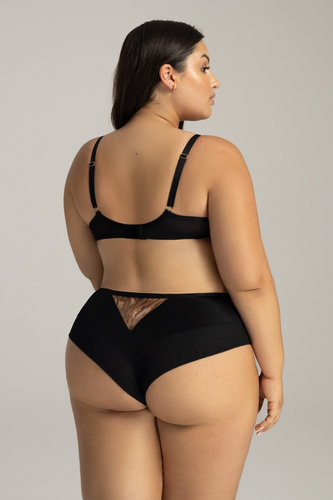 2143 Макси сутиен Ava с полуподплънки - черен