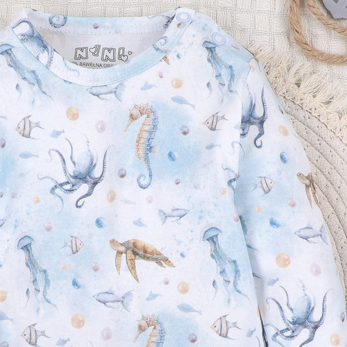 ABN-5445 Боди от био памук Sea Of Joy Nini – органичен памук, дълъг ръкав