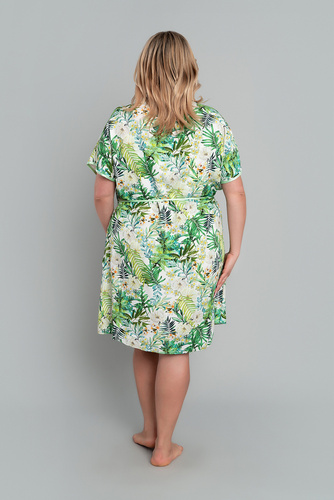 Florina Дамски халат за баня Италианска мода - печат на листа