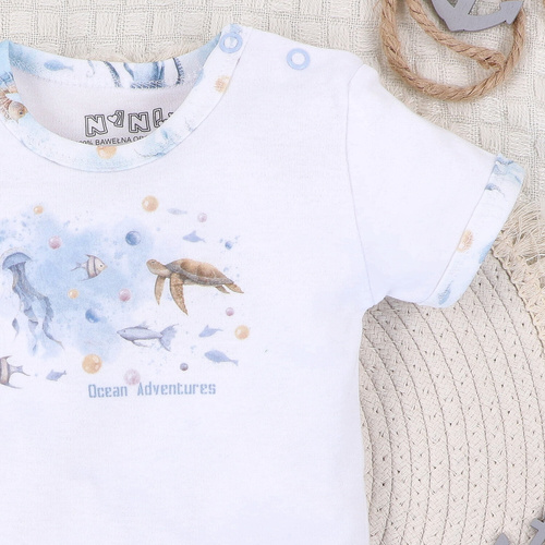 ABN-5448 Боди от био памук Sea Of Joy Nini – органичен памук, къс ръкав