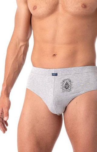 MPP 254 Мъжки слипове 2 бр. Ключ - черно-сив