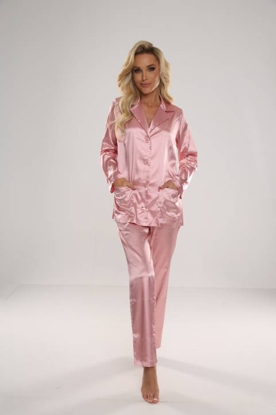 934 Classic Forex дамска пижама - розова/розова