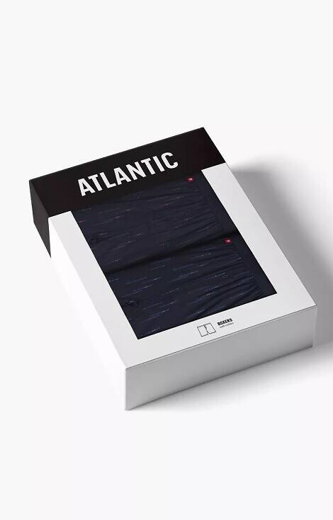 2MBX-073 Bokserki męskie Atlantic -granatowy-niebieski
