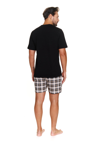 7231 Мъжка пижама Doctor Nap - черна