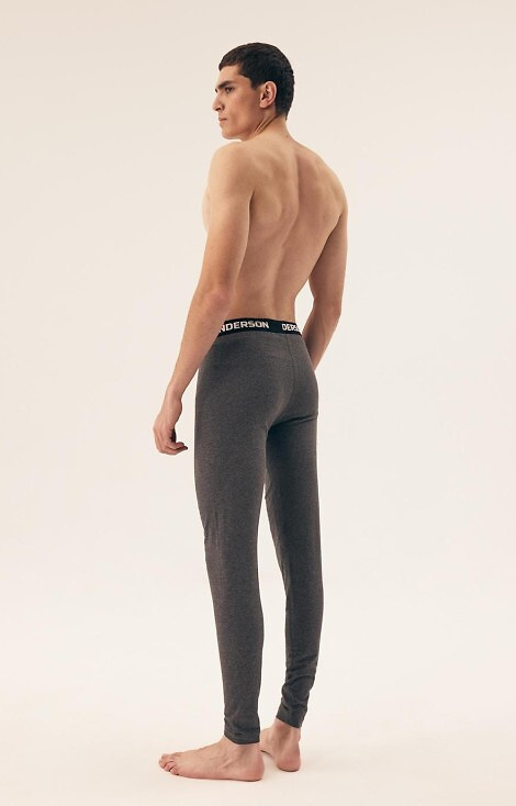 43010 Move 13 Мъжки дълги гащи Henderson Move, сиви - памук, ластик