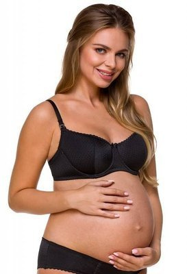 1381 Сутиен за кърмене Lupoline - черен