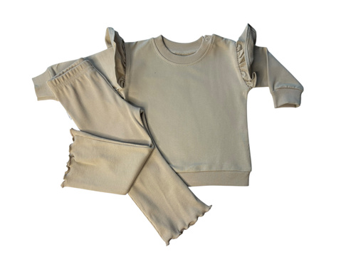 Комплект анцуг Mamatti DR2564 за момиче - суичър и клин