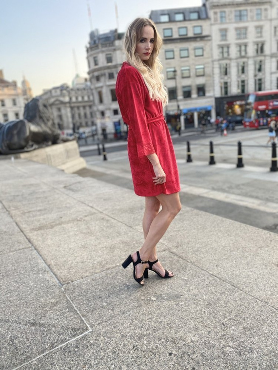 457 Милагрос Дамски къс тоалет Forex - червен