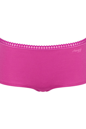 Дамски къси панталони GO Crush Short C3P 3 пакета Sloggi - червено розово