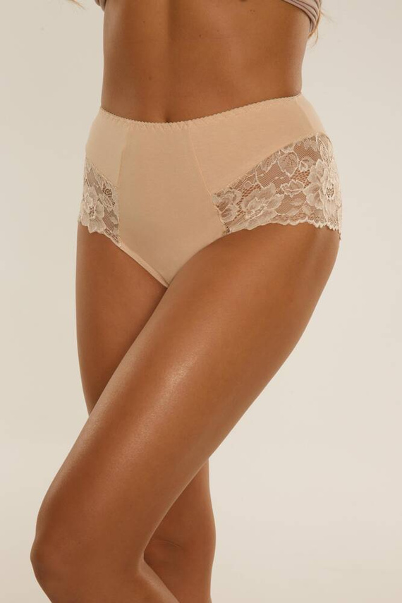 530 Iness Панталони с висок ръст De lafense - бежов