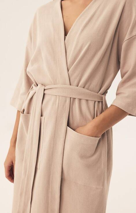 42779 Дамски халат Nilsa Henderson - пясък