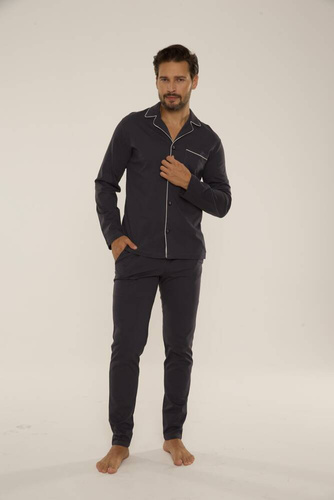 729 Norberto Мъжка пижама De Lafense - графит