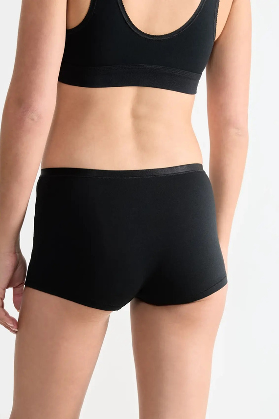 Дамски бикини Go Daily Cotton Short Sloggi с 3 бр. - черни