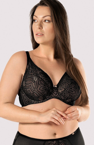 Desire BO50 mefemi by Nipplex черен сутиен soft bralette с дантела