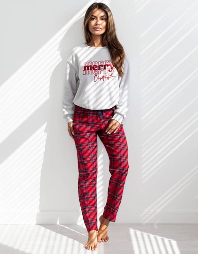 Дамска пижама Sensis на Gween Soft/Flannel - сива