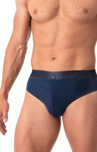 MPP 237 B25 Slipy męskie 2-pak Key - czarny-granatowy