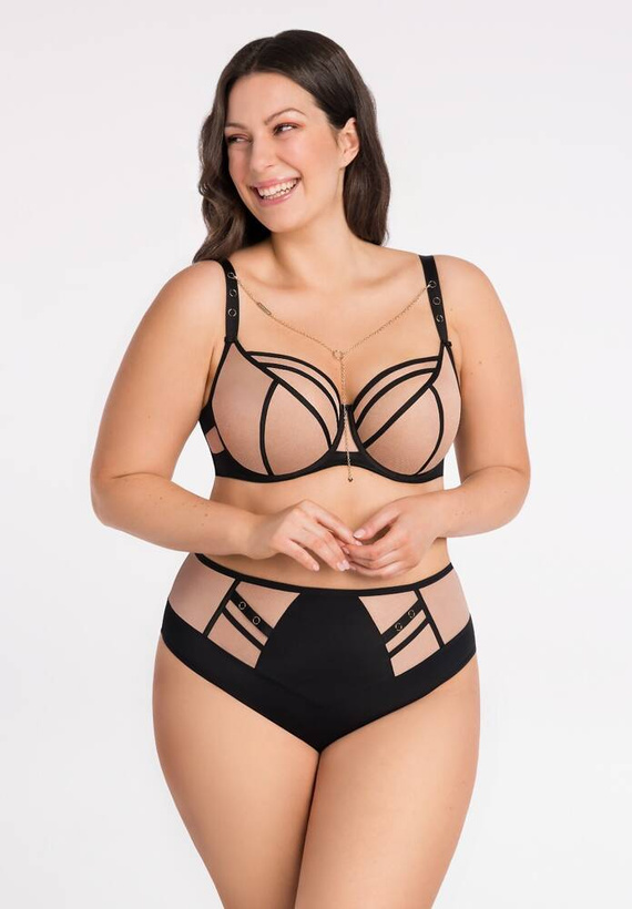 Gorsenia K 885 Tesora Мек бежов сутиен