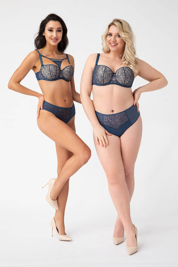 Gorsenia K 737 Trish сутиен тип балконет син