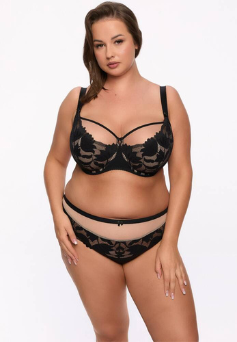 BSM 1134 Keto Gaia полуподплатен макси сутиен - черен