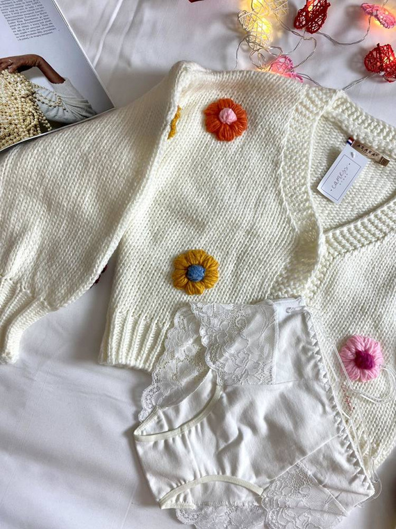 530 Iness Гащи с висока талия De lafense - бели