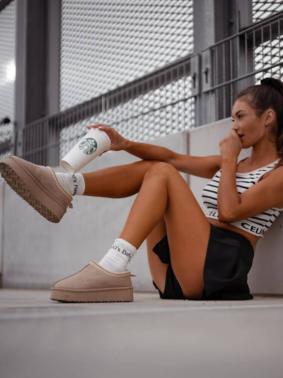 0200-125 Дамски чорапи 90's Baby Milena - екрю