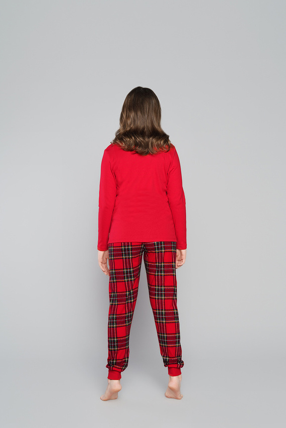 Дядо Коледа пижама момичета Италианска мода - зелено 