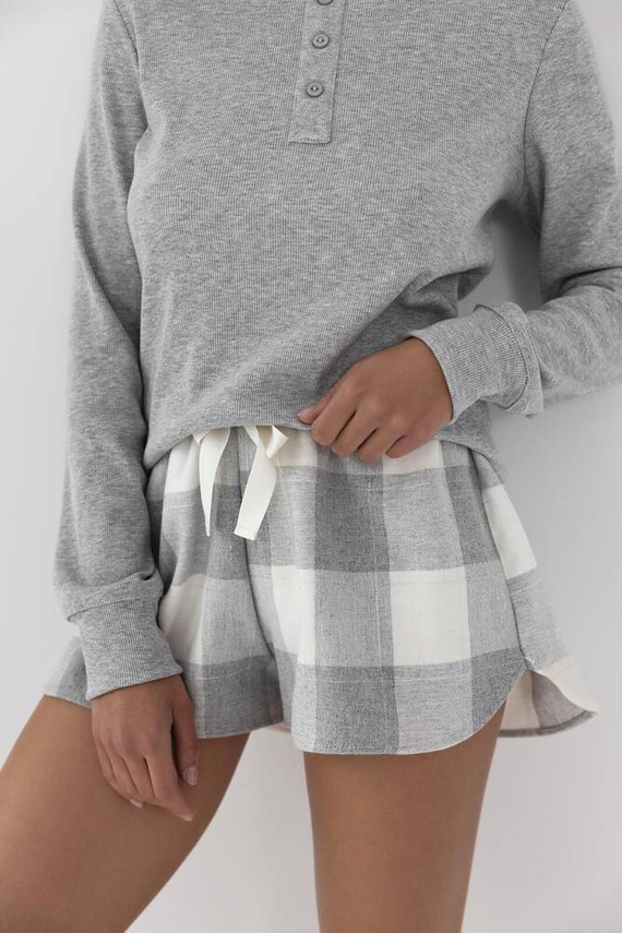 Женска пижама Maggie Sensis - сив меланж