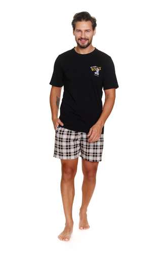 7231 Мъжка пижама Doctor Nap - черна