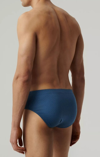 3MP-192 A'3 Slipy męskie Atlantic - granatowy-niebieski-denim