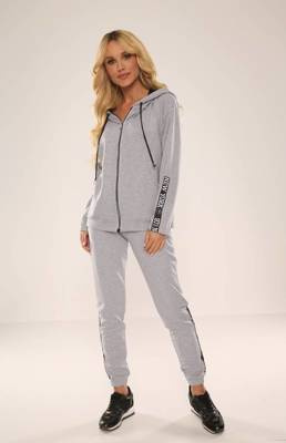 619 New York forex дамски спортен костюм - светъл меланж