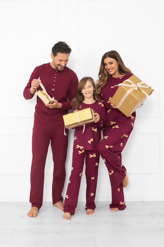 Kwadro Дамска пижама Италианска мода - памук, дълъг ръкав и панталон