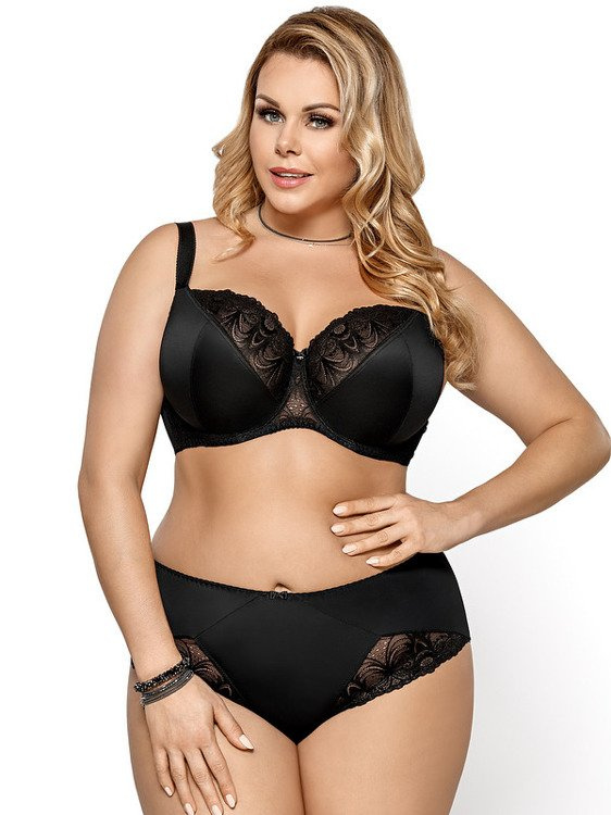 K 425 CASABLANCA мек сутиен Gorsenia - черен