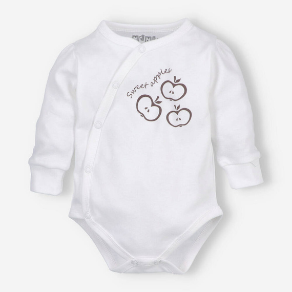 ABN-5292/ECR Боди с плик от органичен памук Happy Apples Nini екрю