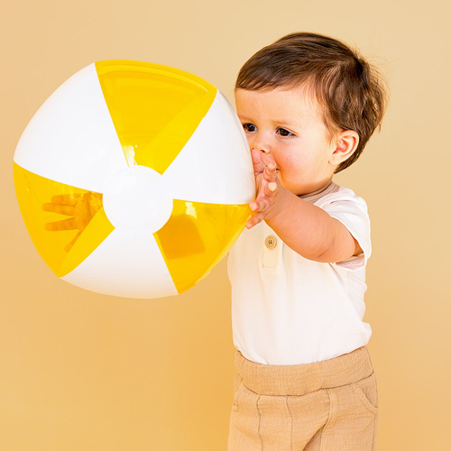 Поло боди Elephant с къс ръкав Eevi - екрю