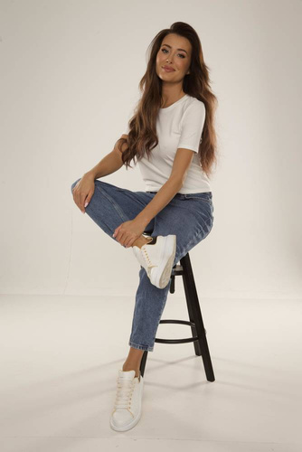 698 Freya Блуза с къс ръкав De Lafense - екрю