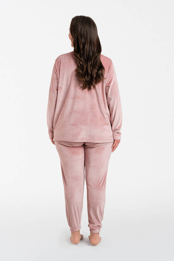 Дамски комплект Akara Italian Fashion - прахово розово 