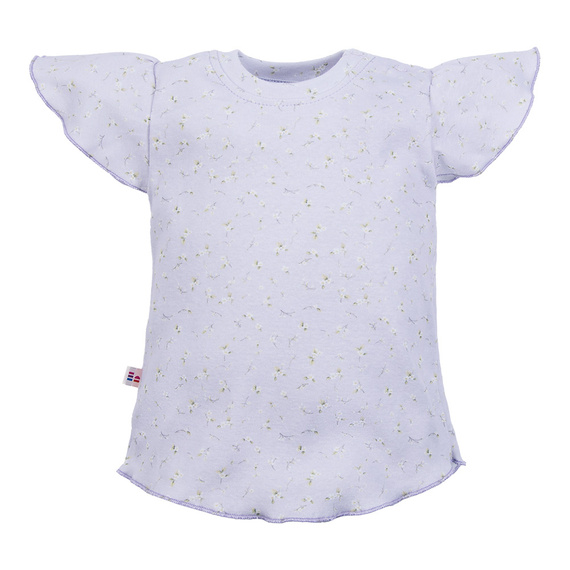 Блуза с къс ръкав Meadow Eevi - лилава