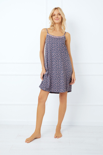 Нощница Tiana, с тясна презрамка Италианска мода - принт