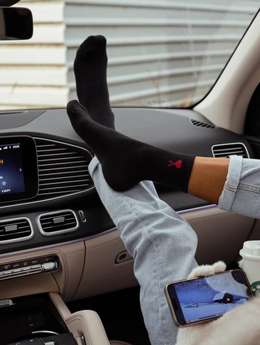 0200-135 Дамски чорапи Amor Milena - черни