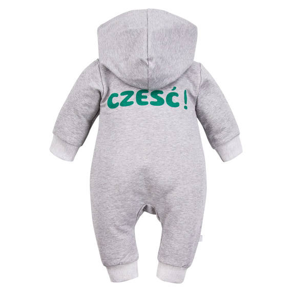 Анцуг с качулка Hello Eevi - сив