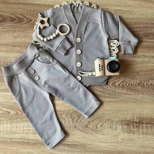 MK013 Бебешки комплект Mamatti - кафяв