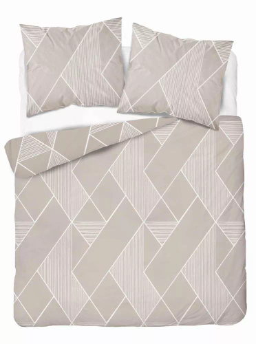 5029 A Detexpol geometry спално бельо от микрофибър, бежово